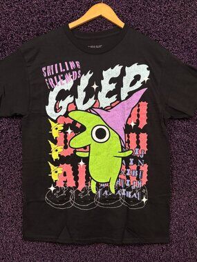 Glep The Green Thing Smiling Friends Adult Swim T-Shirt L